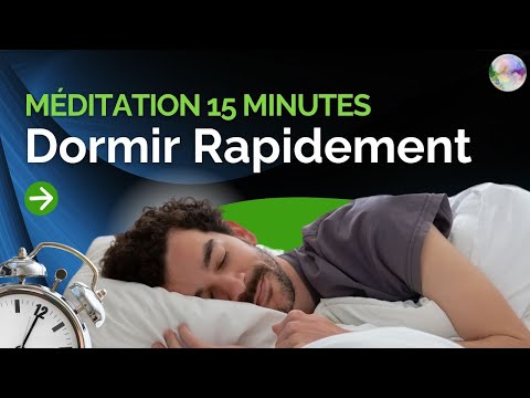 Dormir Rapidement | Méditation 15 minutes avec bruit des vagues apaisant