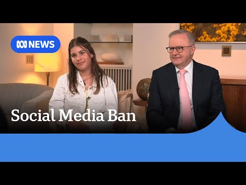 YouTube video thumbnail: Anthony Albanese Confident Under-16 Social Media Ban Will Succeed
