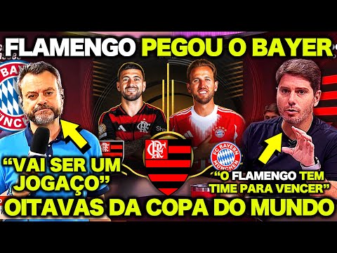 "FLAMENGO VAI PEGAR O BAYER de MUNIQUE nas OITAVAS da COPA do MUNDO de CLUBES !" VAI SER UM JOGAÇO