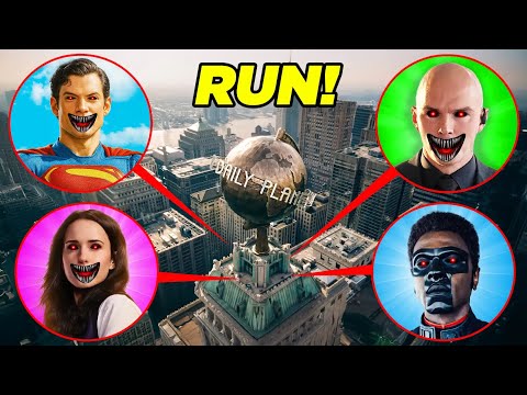 IF YOU SEE EVIL SUPERMAN, LOIS LANE, LEX LUTHOR & MR. TERRIFIC IN REAL LIFE… RUN!! (SUPERMAN MOVIE)