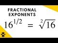 Understanding Radical Notation and Fractional Exponents