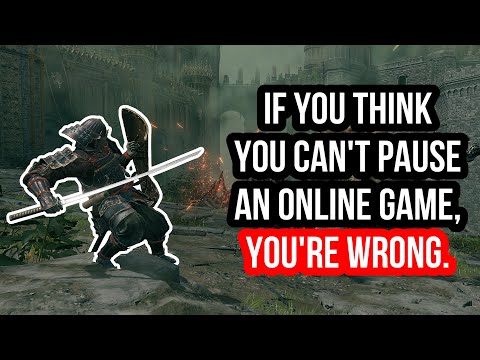 Why Pausing in Elden Ring / Dark Souls Would Be Fine