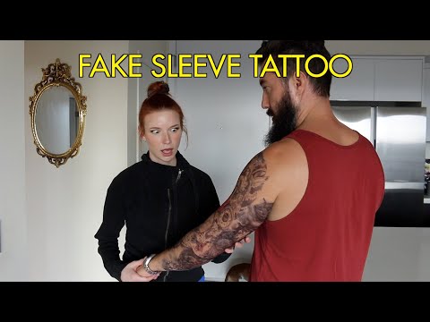 Fake Sleeve Tattoo Prank