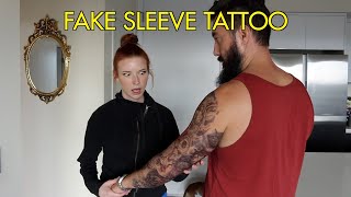 Fake Sleeve Tattoo Prank