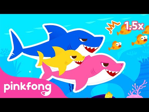 1.5X Faster Baby Shark Dance ⚡ | Faster and Faster Everything | Pinkfong Official