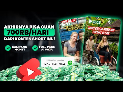Wow! Bongkar Hasil Saya UPLOAD Puluhan Konten SHORT Cerita AI ke YT! Cara Dapat Uang dari Youtube