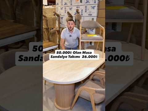 50.000₺ Olan Masa Sandalye Takımı  26.000₺ @cosargroupmega #reklam