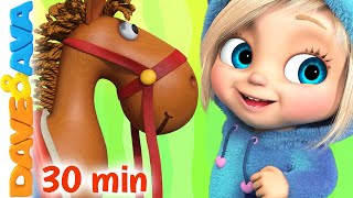 🤗 Alice the Camel and More Nursery Rhymes | Six Little Ducks | Baby Songs by Dave and Ava 🤗