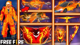 RETO: SOLO PODEMOS USAR COSAS DE FUEGO 🔥😱 *NUEVA SKIN* FREE FIRE