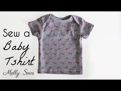 Sew a Baby Tshirt - Envelope Neck T-shirt