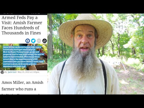 U S Marshalls raid AMISH over FOOD! Small homesteads next?