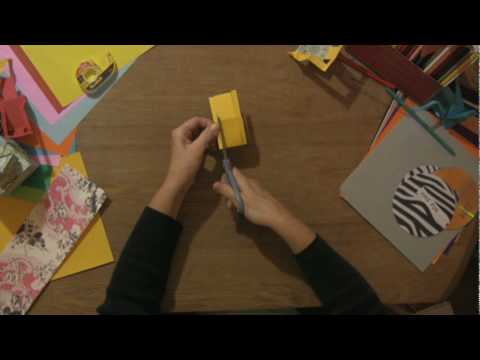 Paper Craft Projects : How to Make Paper Beach Chairs