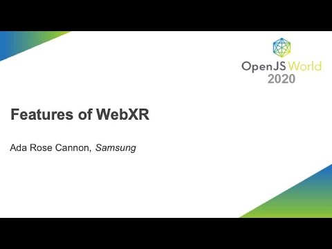 Features of WebXR