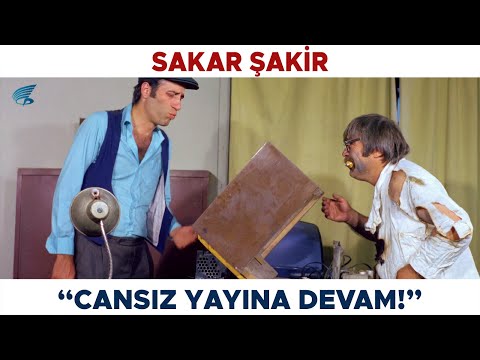 Sakar Şakir Türk Filmi | Şakir, Kiracısını Televizyonda Sanıyor!