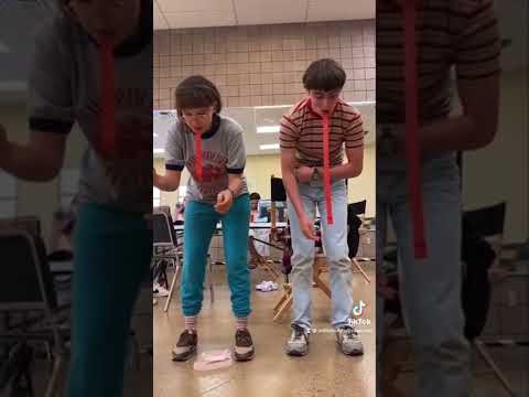 Millie Bobby Brown & Noah schnapp New Tiktok | #shorts #strangerthings