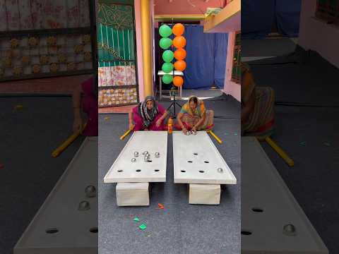 Ball roll in Hole Balloon poping challenge #shorts