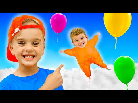 Os brinquedos voam em balões - Experiências Científicas Legais