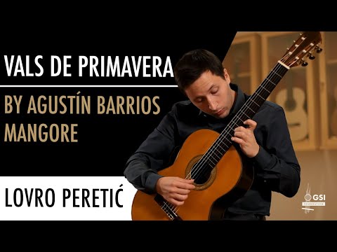 Lovro Peretić performs Agustin Barrios Mangore's "Vals de Primavera" on a 1966 Ignacio Fleta guitar