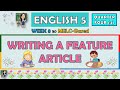 Understanding Feature Articles and Writing Skills