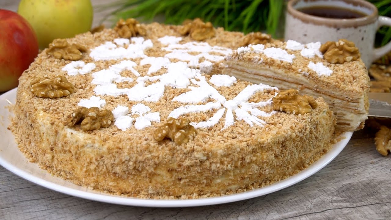 Торт Орешек ГЛАВНОЕ вкусный и быстро готовится