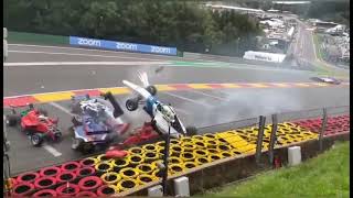 Crash Spa-Francorchamps Fórmula W Series 2021 - horrible accident