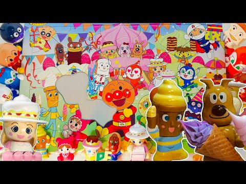アンパンマンパズル【ソフトクリームマン登場！🍦】サプライズエッグ