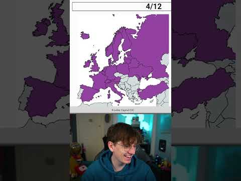 Colour in Every Country in Europe #shorts