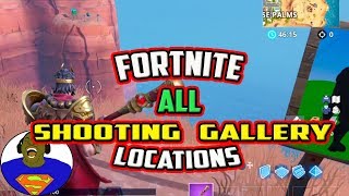 Fortnite Shooting Gallery Videos Infinitube - all shooting galleries in fortnite locations season 7 week 10 challenge all week 10 challenges