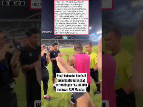 PSM INI KEREN JUGA yah, PROTES KE WASITNYA DENGAN SARKAS BUKAN BAKU H4NT4M #psmmakassar #psssleman