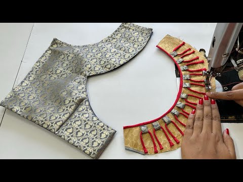 Super Blouse Design Back Neck | Blouse Ka Design | Cutting And Stitching Back Neck Blouse Design