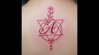 150 + A letter tattoo ideas 💡❤️😍 #viral #tattoo 