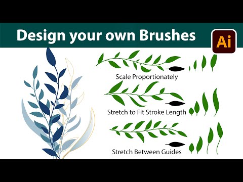 How to create custom brushes and play with the Art Brush options in Adobe Illustrator