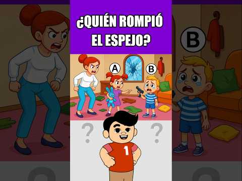 ¿QUIÉN ROMPIÓ EL ESPEJO? #quiz #trivia