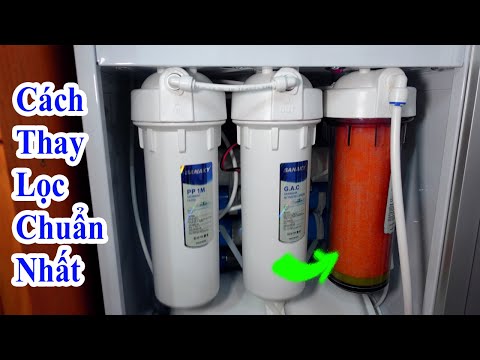 cách thay lõi lọc chuẩn nhất mà tất cả các thợ đều làm sai khiến máy lọc cực kỳ nhanh hư