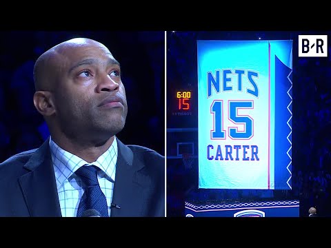 Vince Carter's Nets No. 15 Jersey Retirement Ceremony - Full Speech