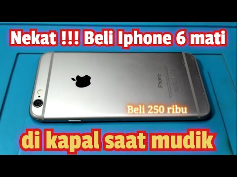 Nekat!! Beli Iphone 6 Mati seharga 250 ribu dikapal saat mudik