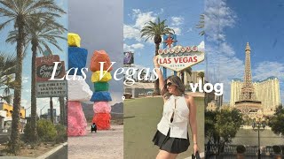 Las Vegas travel vlog:  seven magic mountains/ the strip/ bellagio/ las vegas sign!