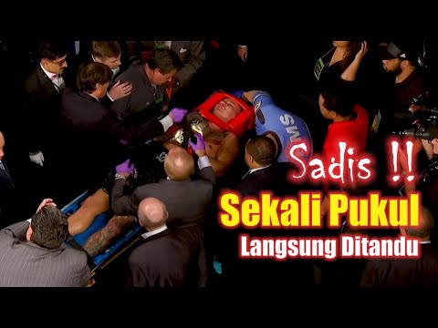 20 KO Kejam Sang Lawan Hingga Ditandu!