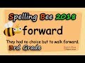 Spelling Bee Practice for 3rd Graders