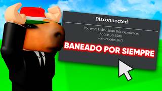 ¿QUE HACER SI TE BANEAN DE ROBLOX?
