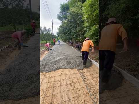 Đổ Bê Tông Đường Phải Thêm Sắt Thế Này