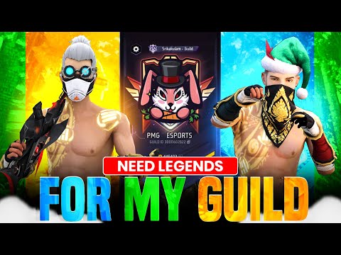 Need Legends For My Guild||Telugu💖||Live#freefiremax#freefireindia