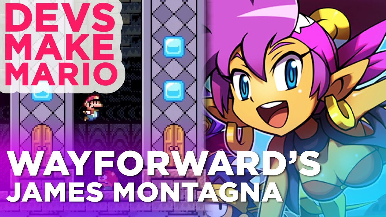 Shantae and the Pirate's Curse Designer Builds a Super Mario Maker Level---DEVS MAKE MARIO