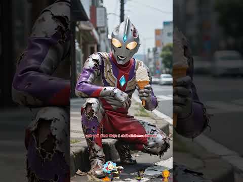 Ultraman Tiga tặng kem cho em gái ngoan #shorts #ultraman #ultramanfunny