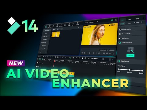 What's NEW IN FILMORA 14 | AI Video Enhancer