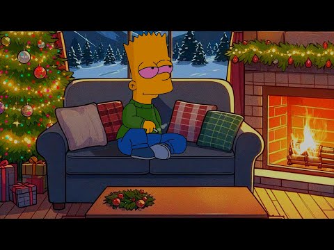 Warm Christmas Smoke 🚬 Lofi Hip Hop [ Calming Music - Cozy Christmas Tunes ]