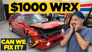 I bought a crashed WRX for $1000