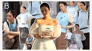 ENG) [윗배] ˚✩귀염뽀짝한 반팔 티셔츠 모음･6월 일주일 코디 추천･여자 여름 데일리룩･174cm 키큰녀 룩북 | OOTD VLOG | What I wear in a week