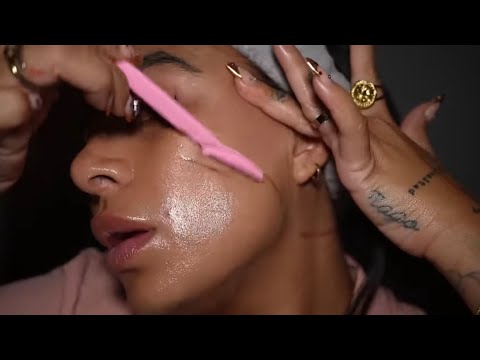 asmr SKIN CARE - ASMR RELAJANTE LIMPIEZA FACIAL - Samii Herrera