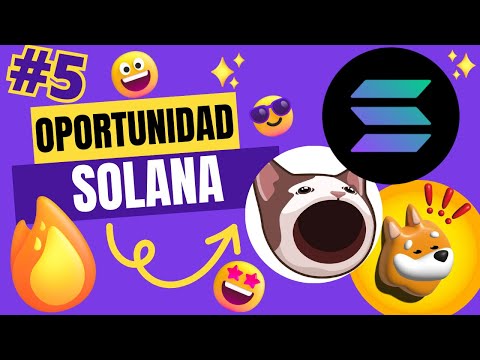 🚨¡ALERTA!  TOP 5  MEMECOINS SOLANA que están a punto de DESPEGAR